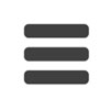 three line menu icon