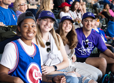 Alumni at Wrigley