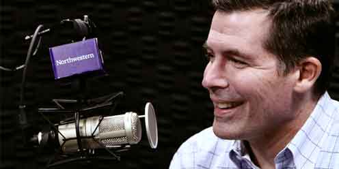 Carter Cast on a podcast