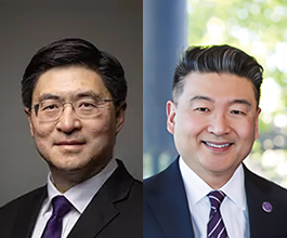 President Mung Chiang and Jack Kang