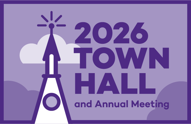 Northwestern Town Hall 2026 graphic